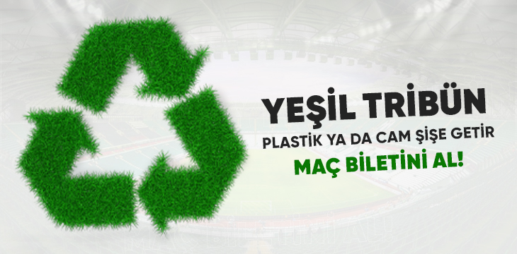 Yeşil Tribün Projesi Gaziantep FK maçında devam ediyor