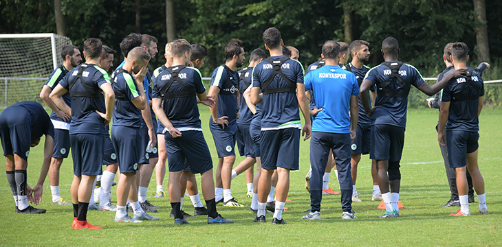 Konyaspor’umuz yapılan antrenmanla hazırlıklarını sürdürdü