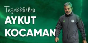 Teknik Direktörümüz Aykut Kocaman’a Teşekkür Ederiz