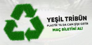 Yeşil Tribün Projesi Galatasaray maçında devam ediyor