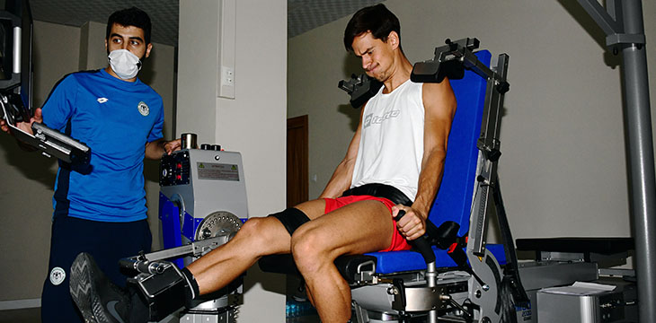 Rehabilitasyon süreci tamamlanan Marko Jevtovic çalışmalara başladı