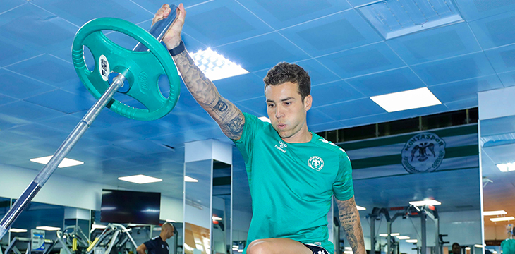 Takımımız salonda çalıştı