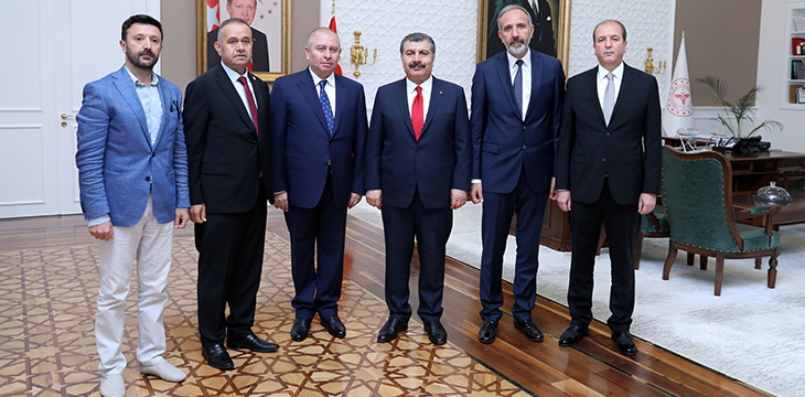Başkanımız ve Yöneticilerimiz Sağlık Bakanımızı Ziyaret Etti