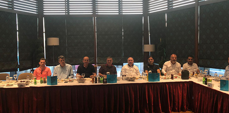 Çaykur Rizespor yönetimi dostluk yemeğinde misafirimiz oldu